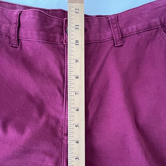 a.n.a., A New Approach, Ankle Pants, Straight Leg, Berry Red, Size 12, EC! - Picture 13 of 13